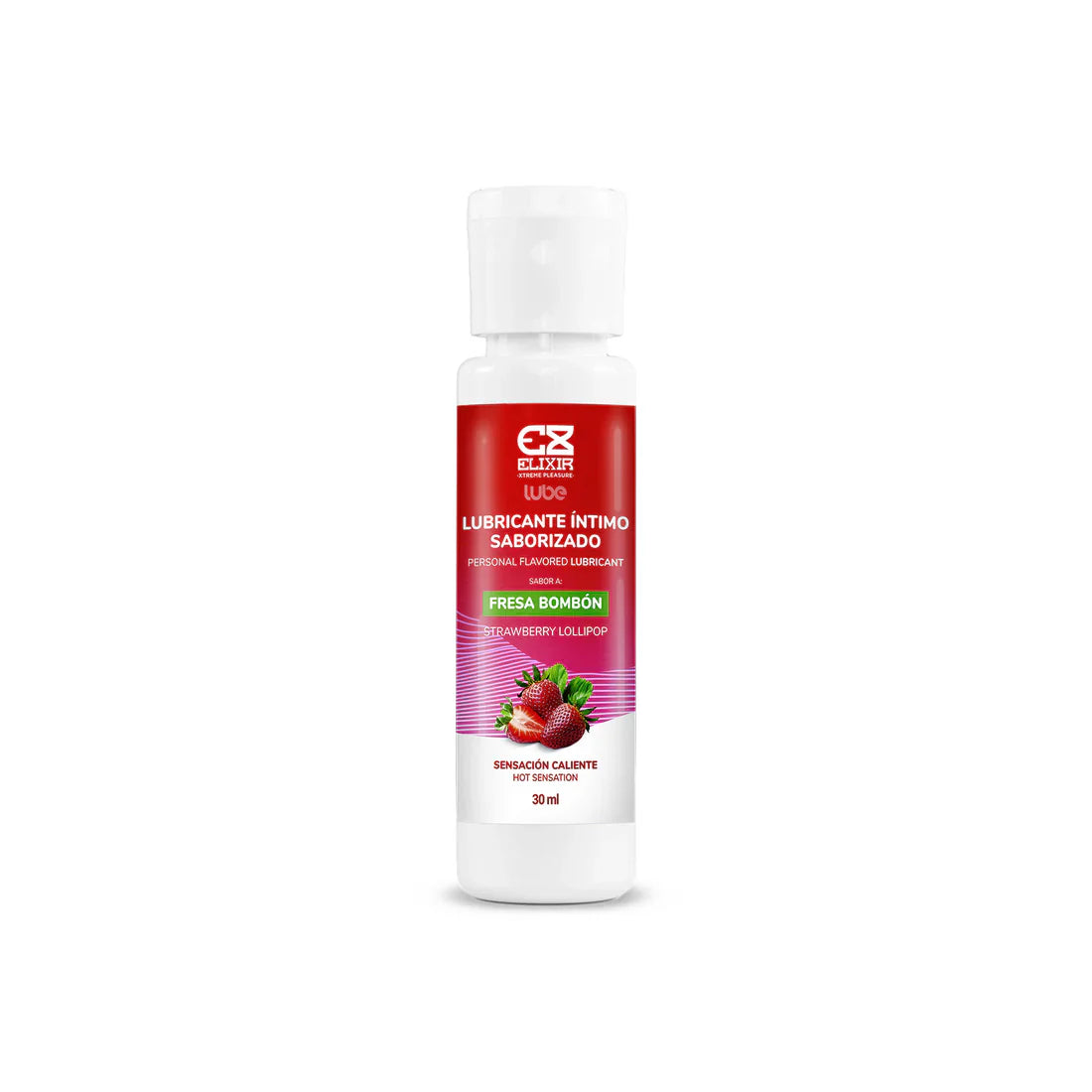 Lubricante Fresa Bombón Elixir 30ml