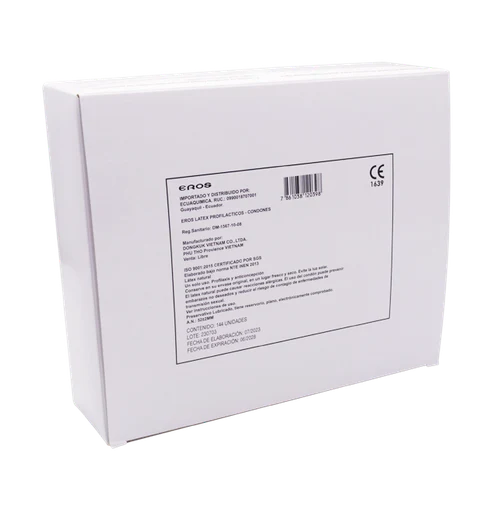 Caja Preservativos Eros X 144 UNID.