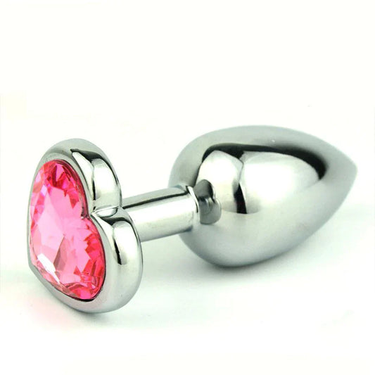 Plug Joya Metalicos Corazon