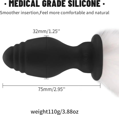 PLUG VIBRADOR CON COLA LUCYNA