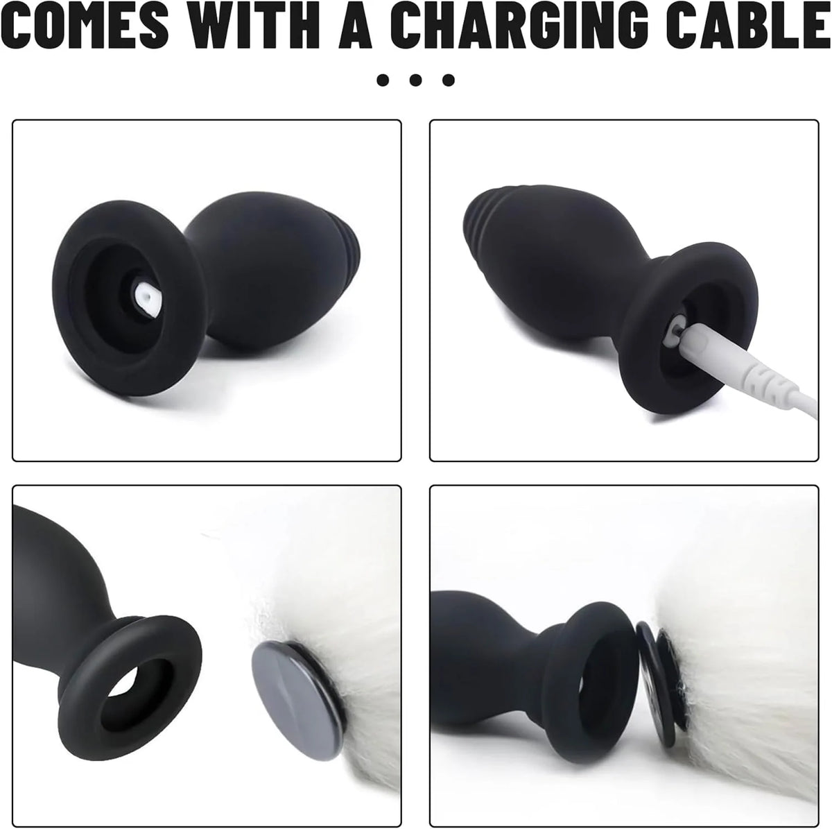 PLUG VIBRADOR CON COLA LUCYNA