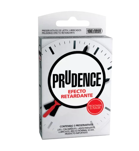 Preservativo Prudence Efecto Retardante X3