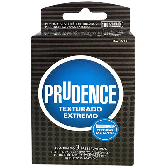 Preservativo Prudence Texturizado Extremo X3