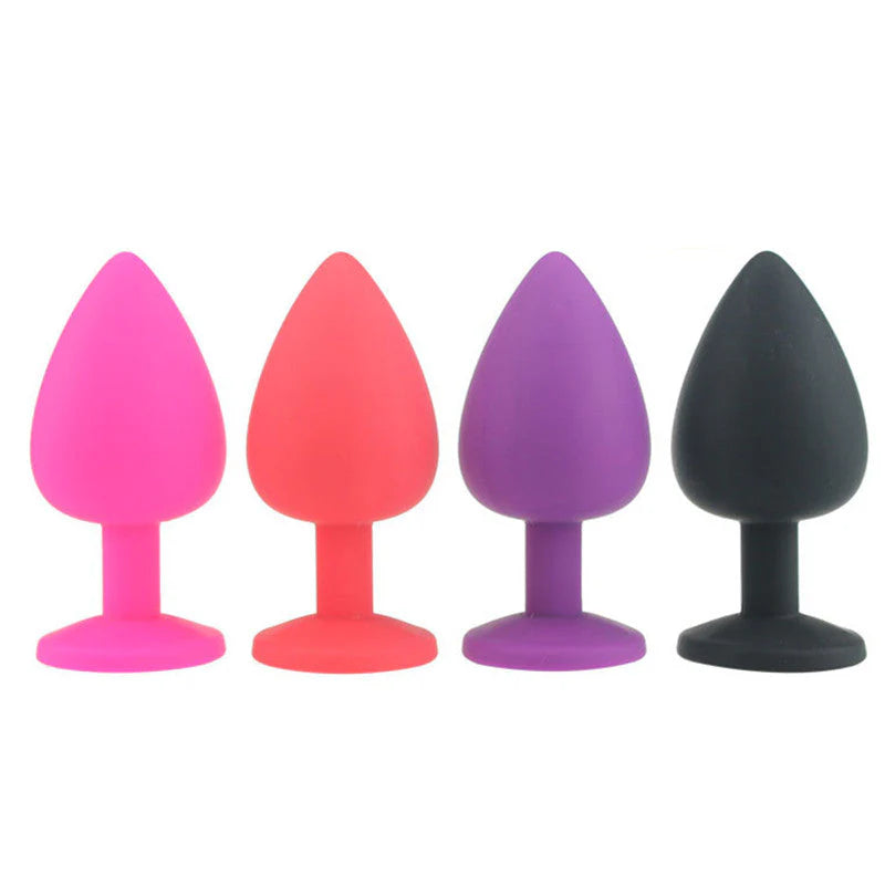 Plug Joya Silicona Redonda