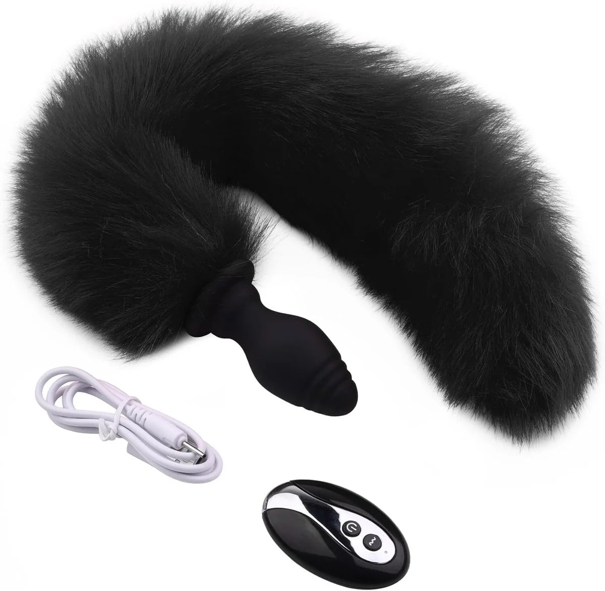 PLUG VIBRADOR CON COLA LUCYNA