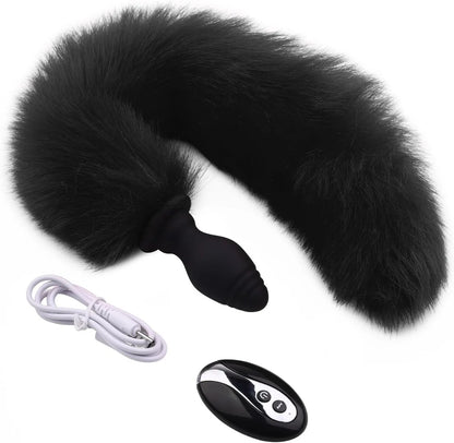 PLUG VIBRADOR CON COLA LUCYNA